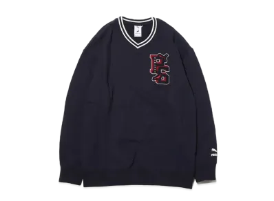 PUMA x Staple V-Neck Crew TR "Navy"