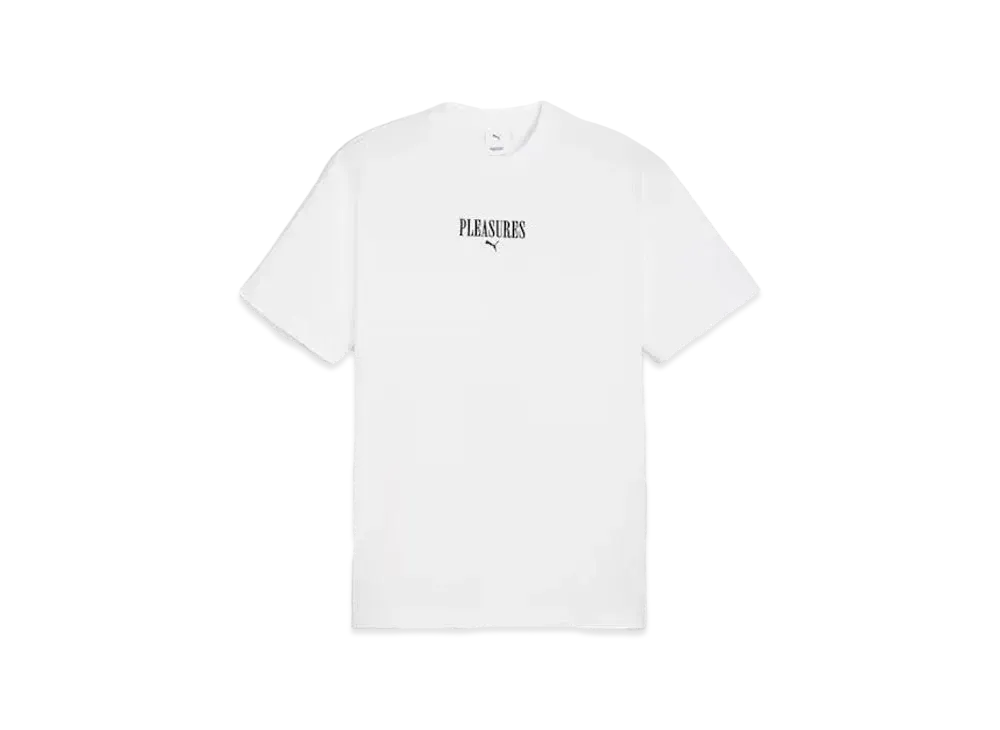 PUMA x PLEASURES Graphic T-Shrit "White"