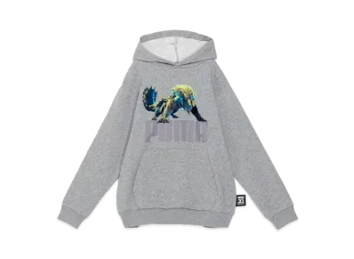 PUMA x MONSTER HUNTER Kids J Hoodie "Medium Gray Heather"