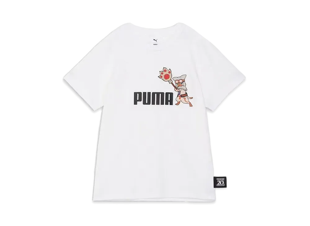 PUMA x MONSTER HUNTER Kids Short Sleeve T-shirt "White"