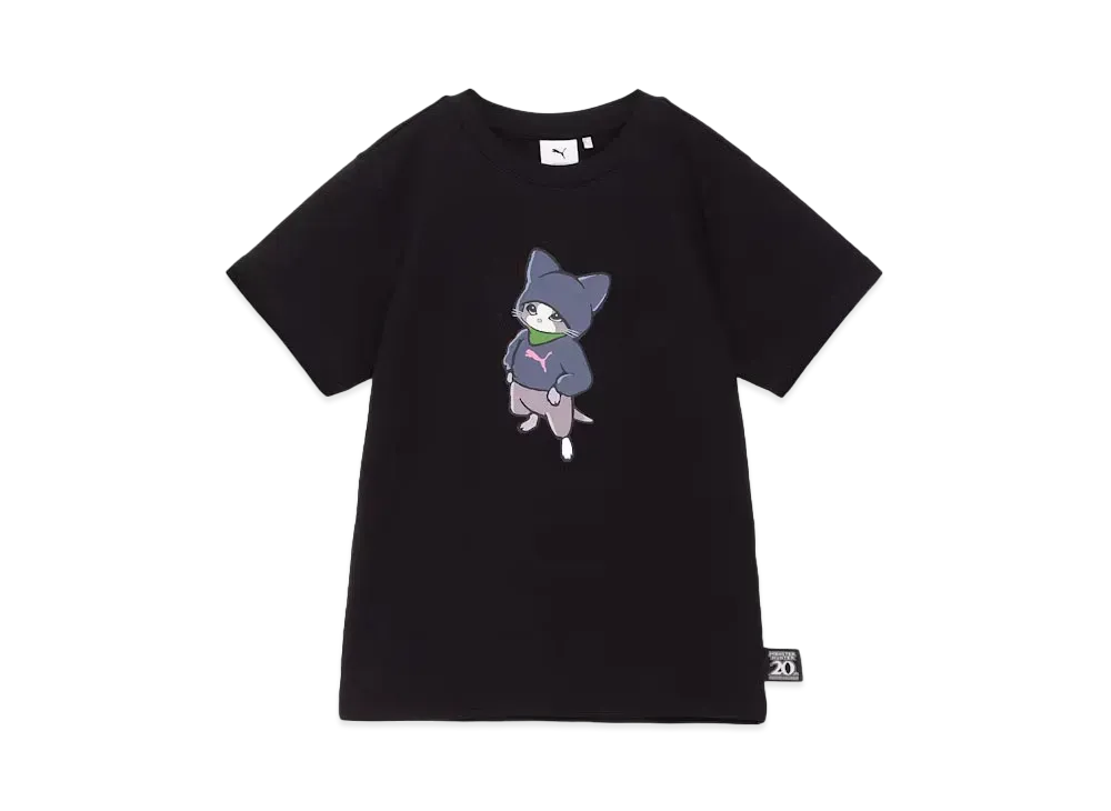 PUMA x MONSTER HUNTER Kids Short Sleeve T-shirt "Black"