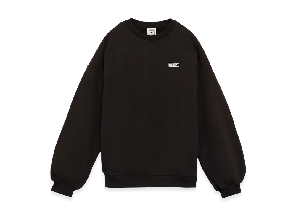 PUMA x BLACKPINK ROSE Oversized Crew Sweatshirt "PUMA Black"