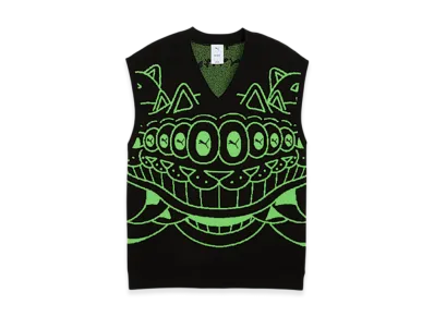 PUMA x RIPNDIP Men's Knit Vest "PUMA Black"