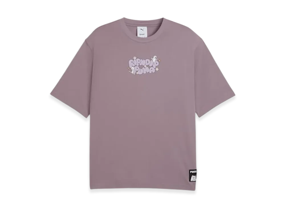 PUMA x RIPNDIP Unisex Boxy Graphic S/S Tee "Plum Jam"