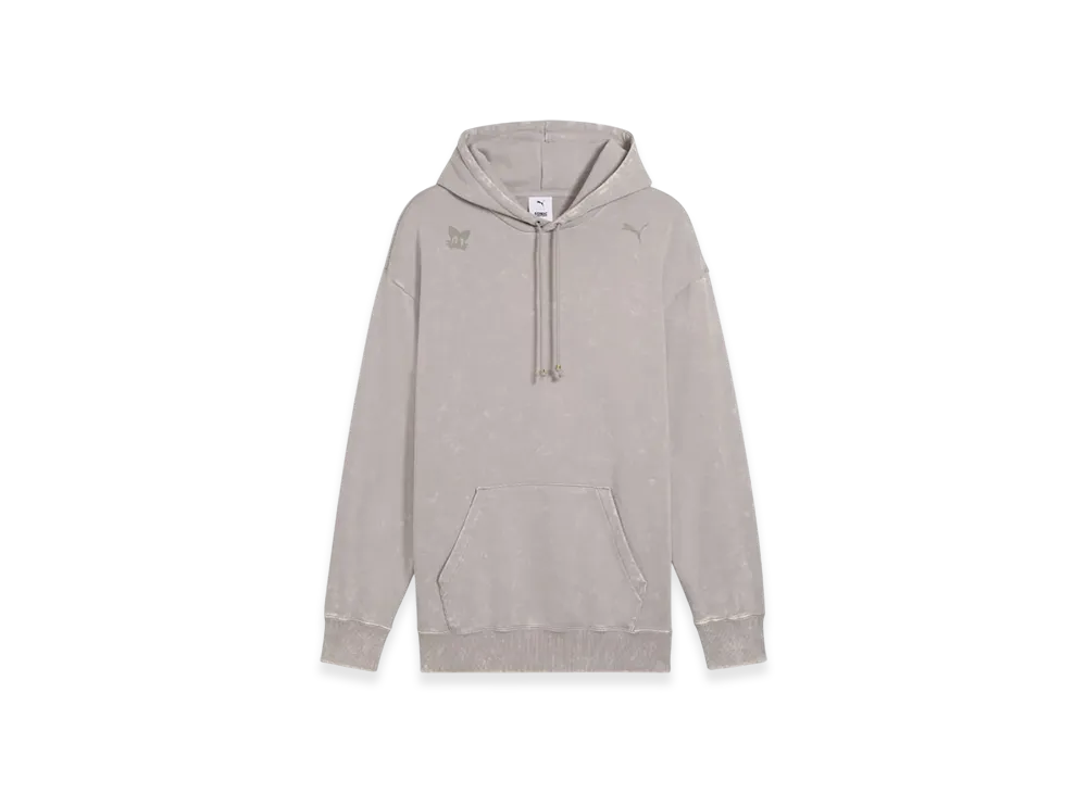 PUMA x SONIC Men's Relaxed Graphic Hoodie "Gray"