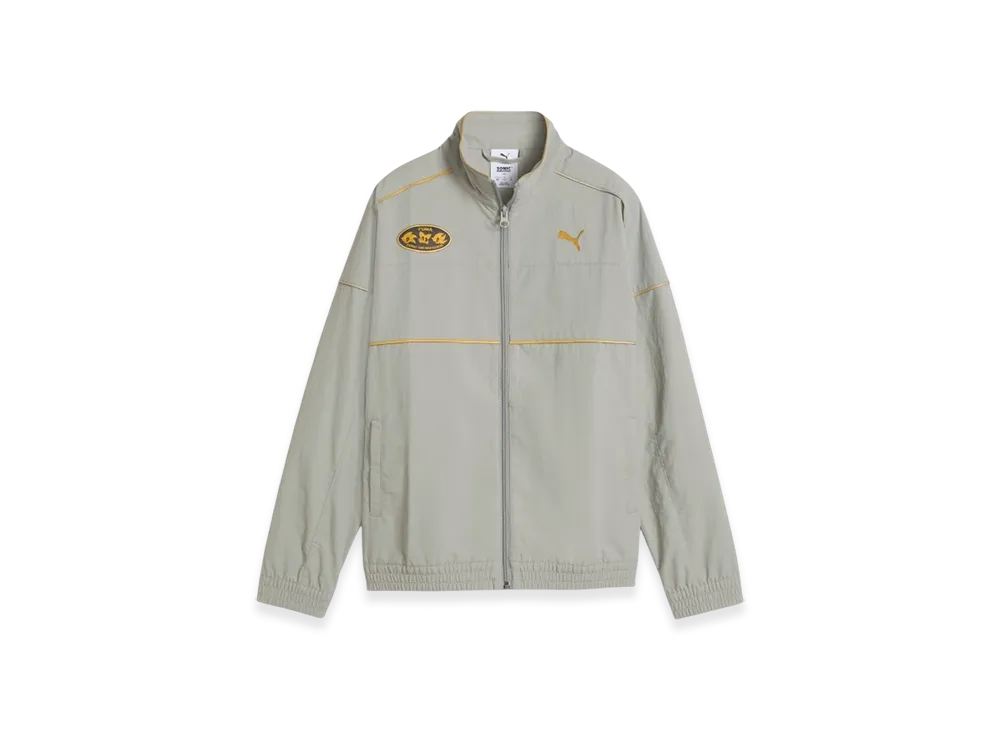 PUMA x SONIC Boys SDS Relaxed Woven Track Jacket Sizes 128-164cm "Gray"