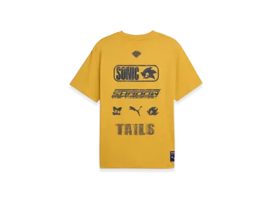 PUMA x SONIC Men's Relaxed Graphic Short Sleeve T-Shirt "Gold"