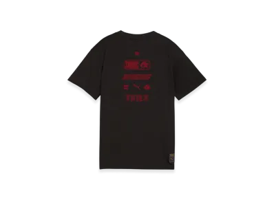 PUMA x SONIC Boys Relaxed Graphic Short Sleeve T-Shirt Sizes 128-164cm "Black"