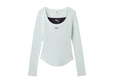 PUMA x SNIDEL Layered Cut And Sew "Light Blue"