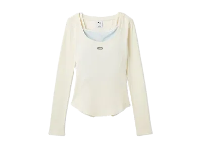 PUMA x SNIDEL Layered Cut And Sew "White"