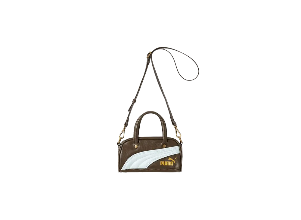 PUMA x SNIDEL Square Micro Grip Bag "Brown"