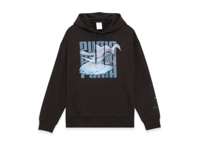 PUMA x Monster Hunter Wilds Front Print Hoodie "PUMA Black"