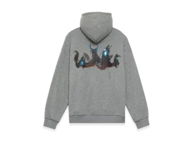 PUMA x Monster Hunter Wilds Back Print Hoodie "Medium Gray Heather"