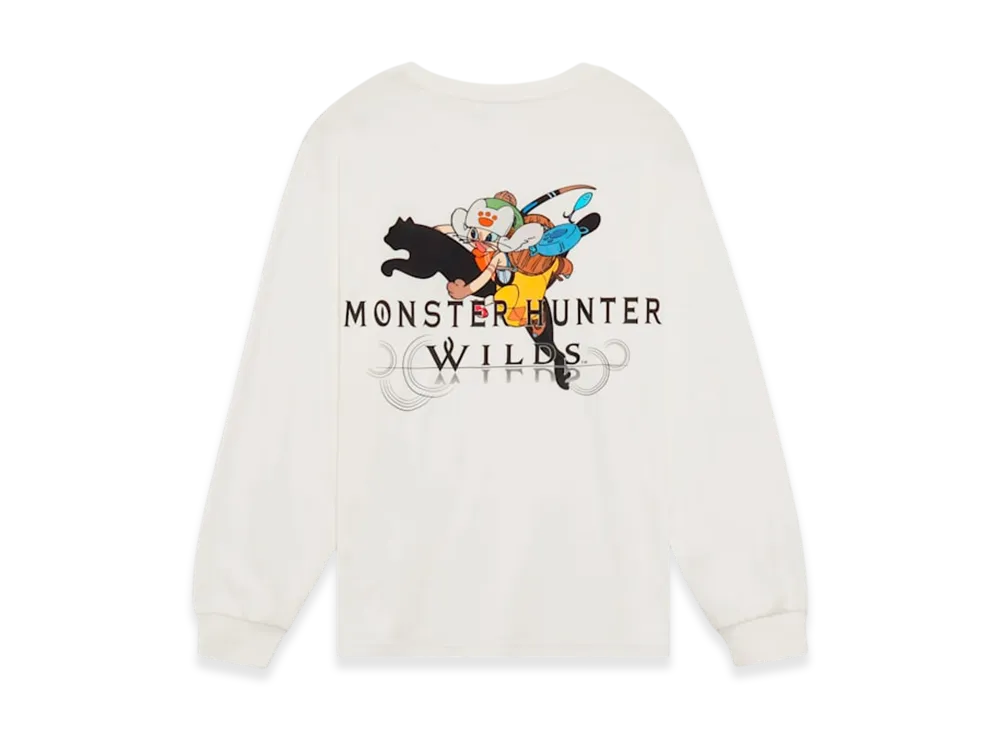 PUMA x Monster Hunter Wilds Long Sleeve T-Shirt "PUMA White"