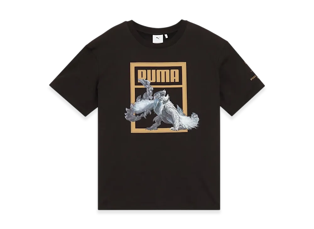 PUMA x Monster Hunter Wilds Short Sleeve T-Shirt "PUMA Black"