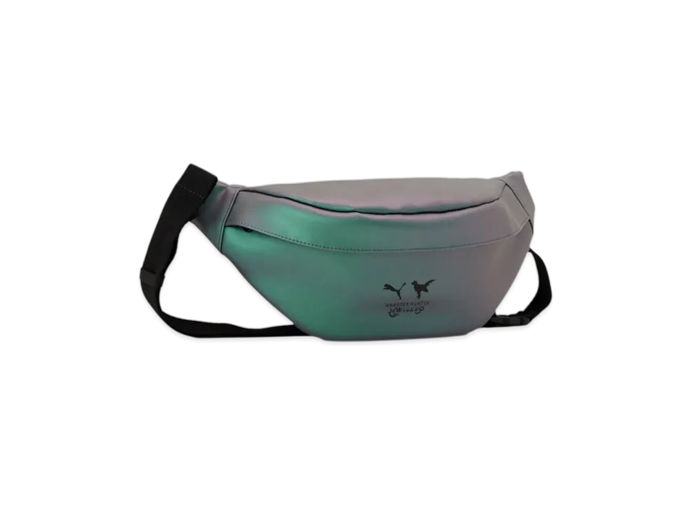 PUMA x Monster Hunter Wilds Secreto Waist Bag "PUMA Black/iridescent"