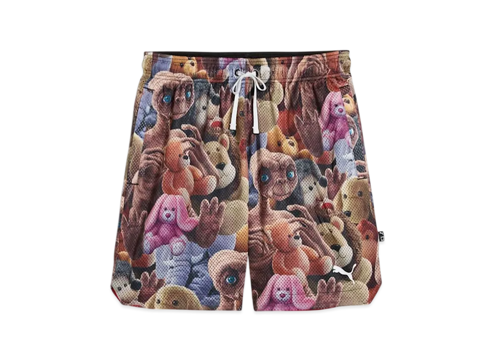 PUMA x E.T. Basketball Hoops AOP Shorts "PUMA Black/Multi"