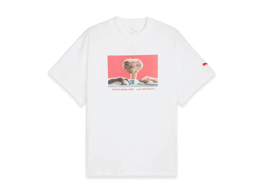 PUMA x E.T. Basketball Hoops AOP SS Tee "PUMA White"