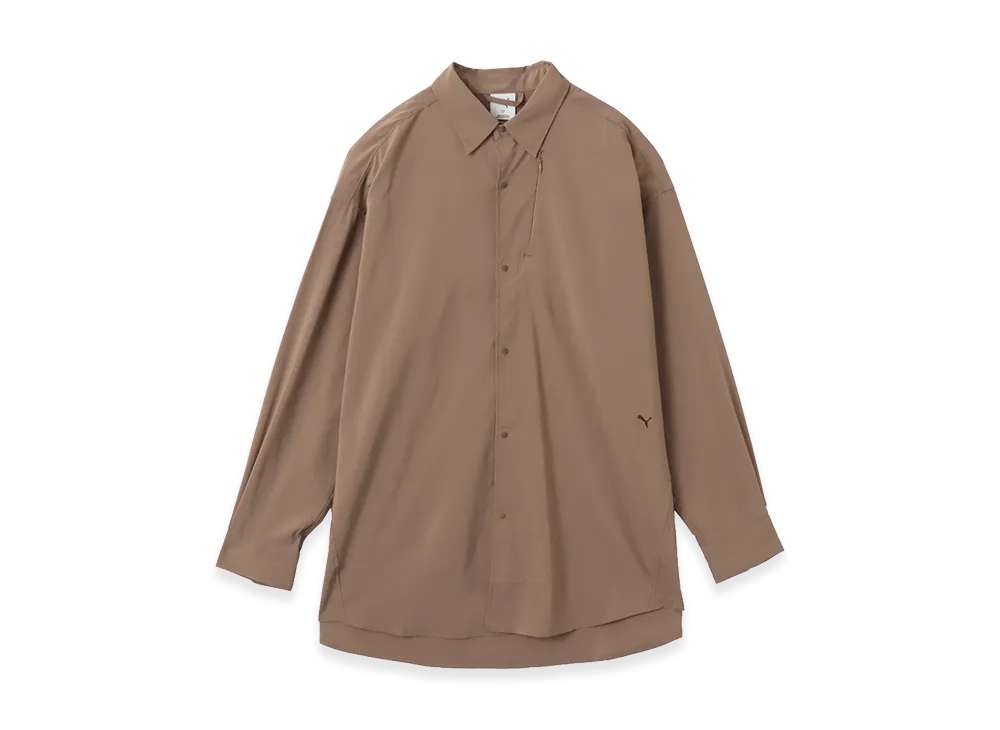 PUMA Oversized LS Shirt "Beige"