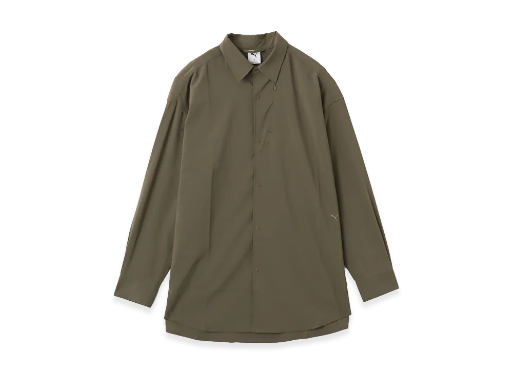 PUMA Oversized LS Shirt "Khaki"