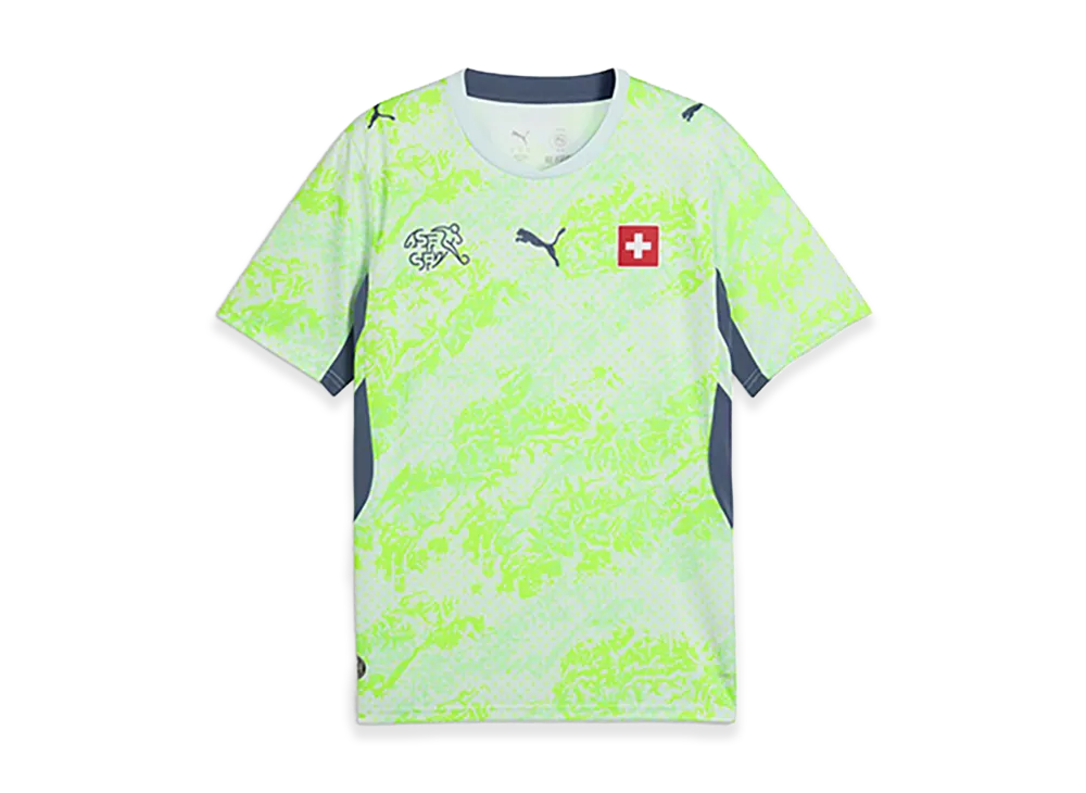 PUMA Soccer 2026 Switzerland Away Jersey "Sea Glass"
