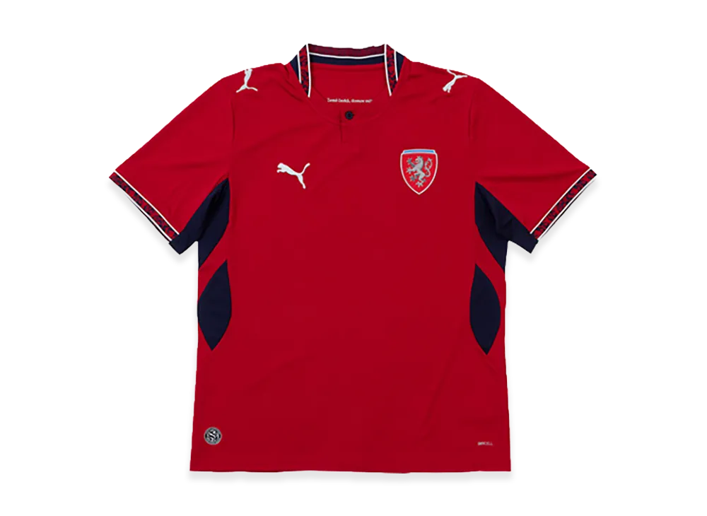PUMA Soccer 2026 Czech Republic Home Jersey "Dark Cherry"