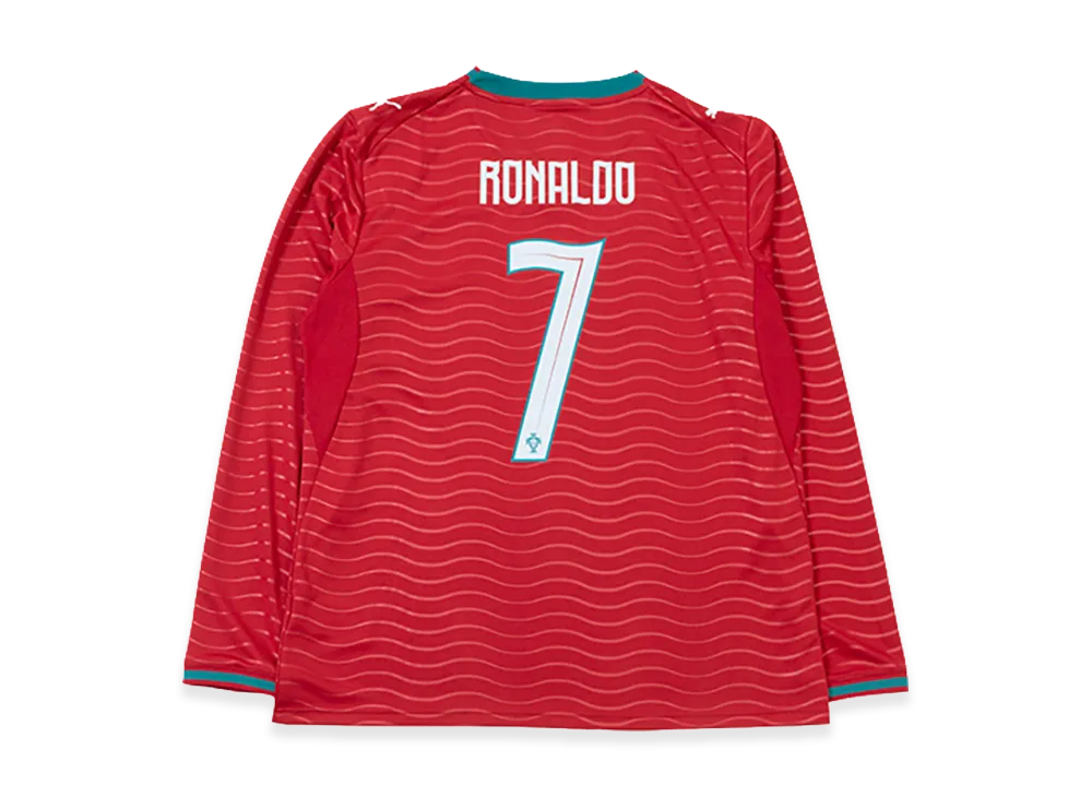 PUMA Soccer 2026 Portugal Home Long Sleeve Jersey #7 Ronaldo "Club Red"