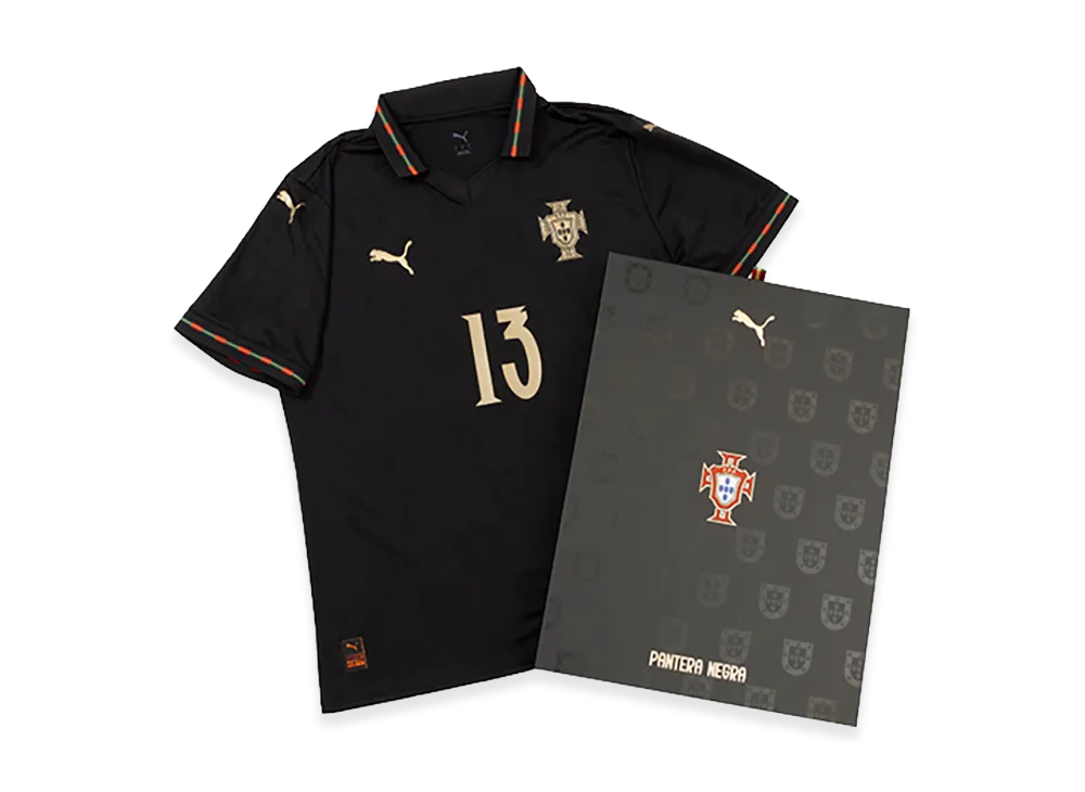 PUMA Soccer Portugal Eusebio Authentic Jersey "PUMA Black"