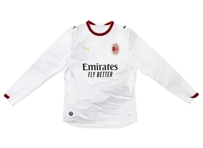 PUMA 26-27 AC Milan Away Authentic L/S Jersey "White"