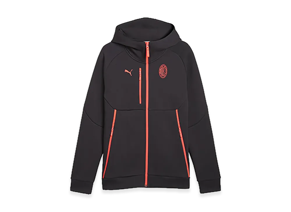 PUMA AC Milan Pumatech Full Zip Hoodie "Black"
