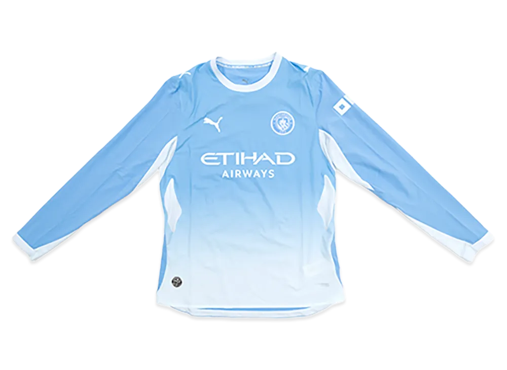 PUMA 26-27 Manchester City Home Authentic L/S Jersey "Team Light Blue"