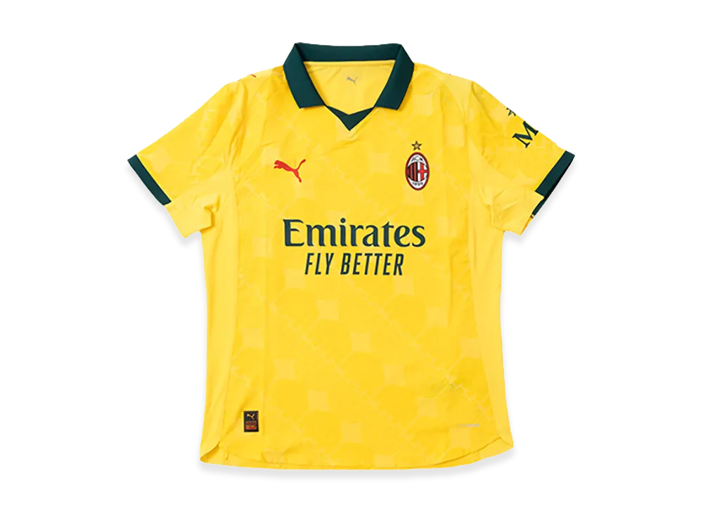 PUMA 25-26 AC Milan Third Authentic Jersey "Red Fire"
