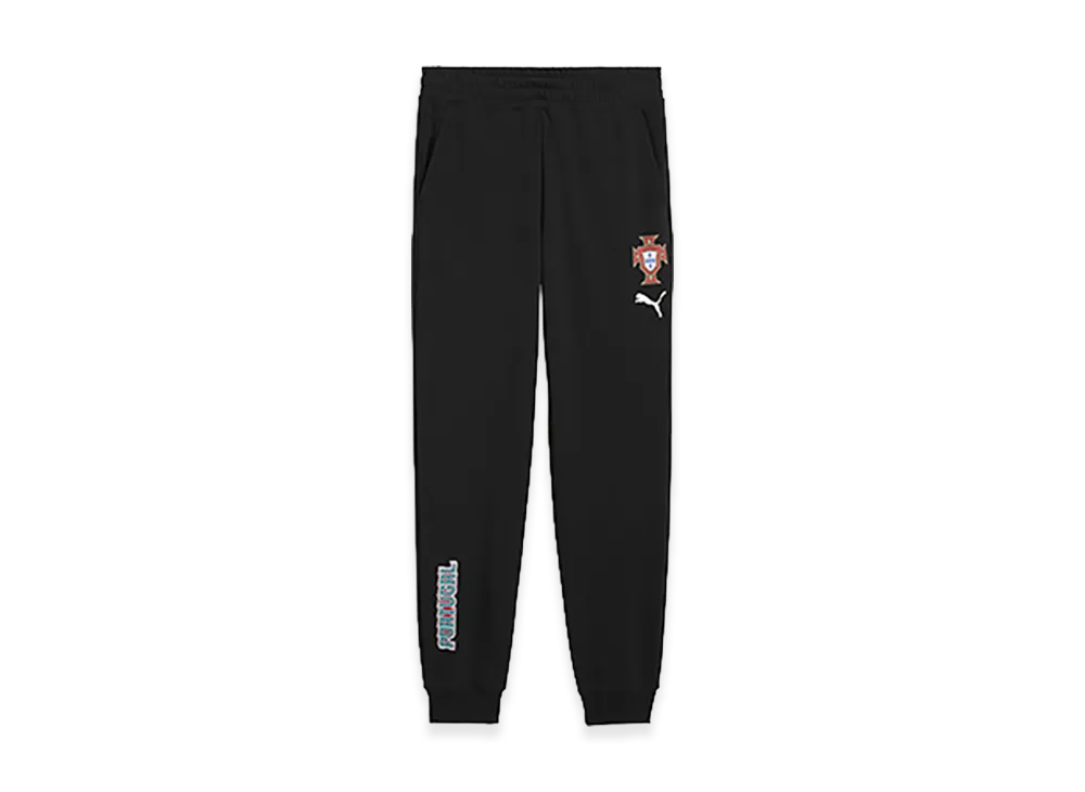 PUMA 2026 Portugal National Team Football Archive Sweatpants "Puma Black"