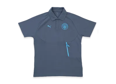 PUMA Manchester City Pumatech Pocket S/S Polo Shirt "Evening Sky"