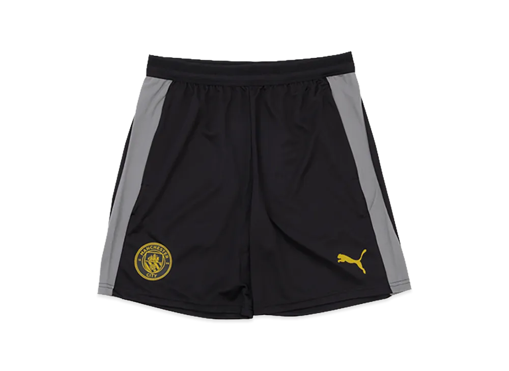 PUMA 26-27 Manchester City Training Shorts Double Pocket "Puma Black"