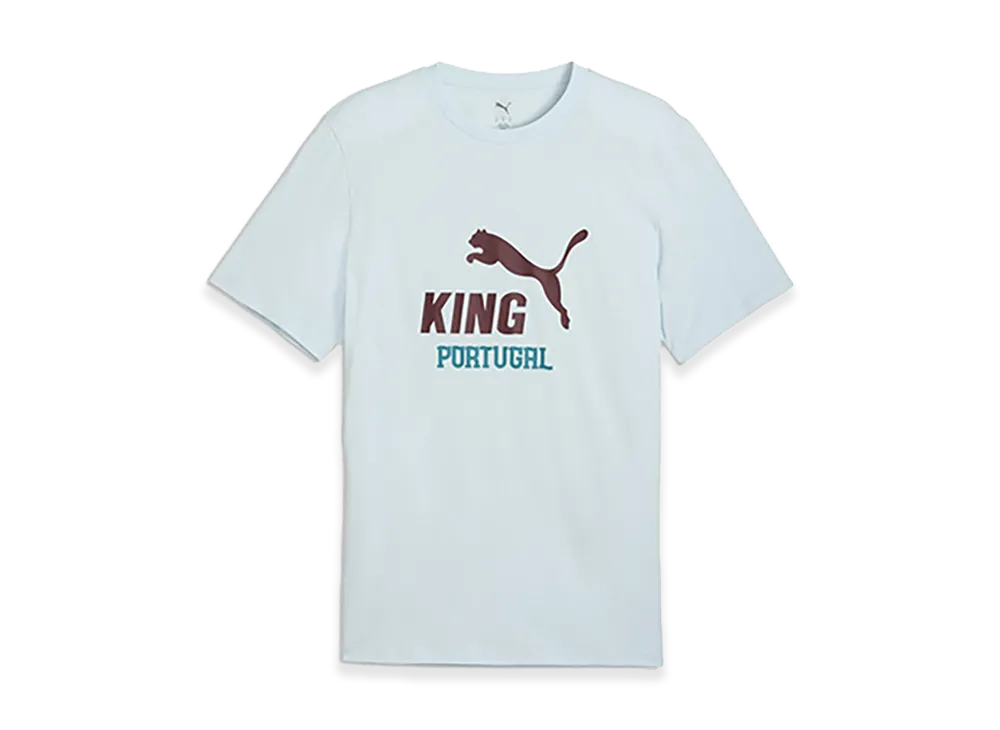 PUMA 2026 Portugal National Team King Logo T-Shirt "Sea Glass"