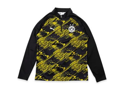 PUMA 25-26 Dortmund Prematch Quarter-Zip Top "Puma Black"