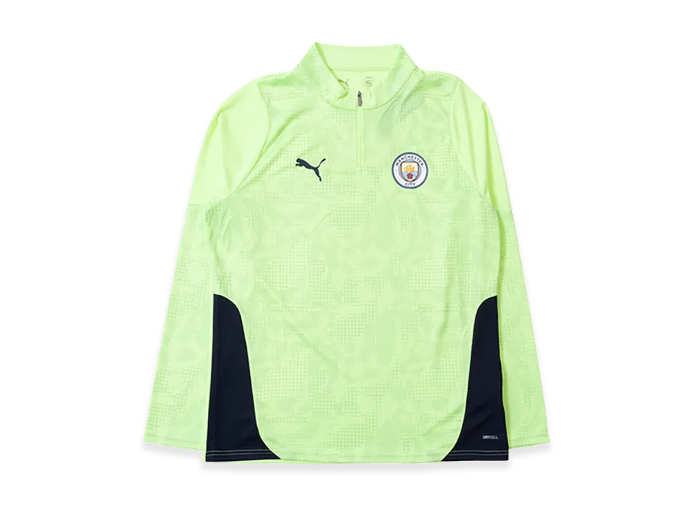 PUMA 25-26 Manchester City Training Quarter-Zip Top "Fizzy Apple"