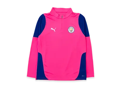 PUMA 25-26 Manchester City Training Quarter-Zip Top "Fluro Pink Pes"