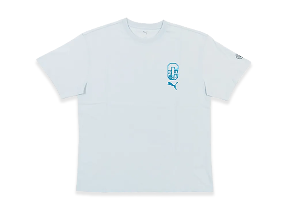 PUMA Manchester City Football Archive Relaxed T-Shirt "Sea Glass"