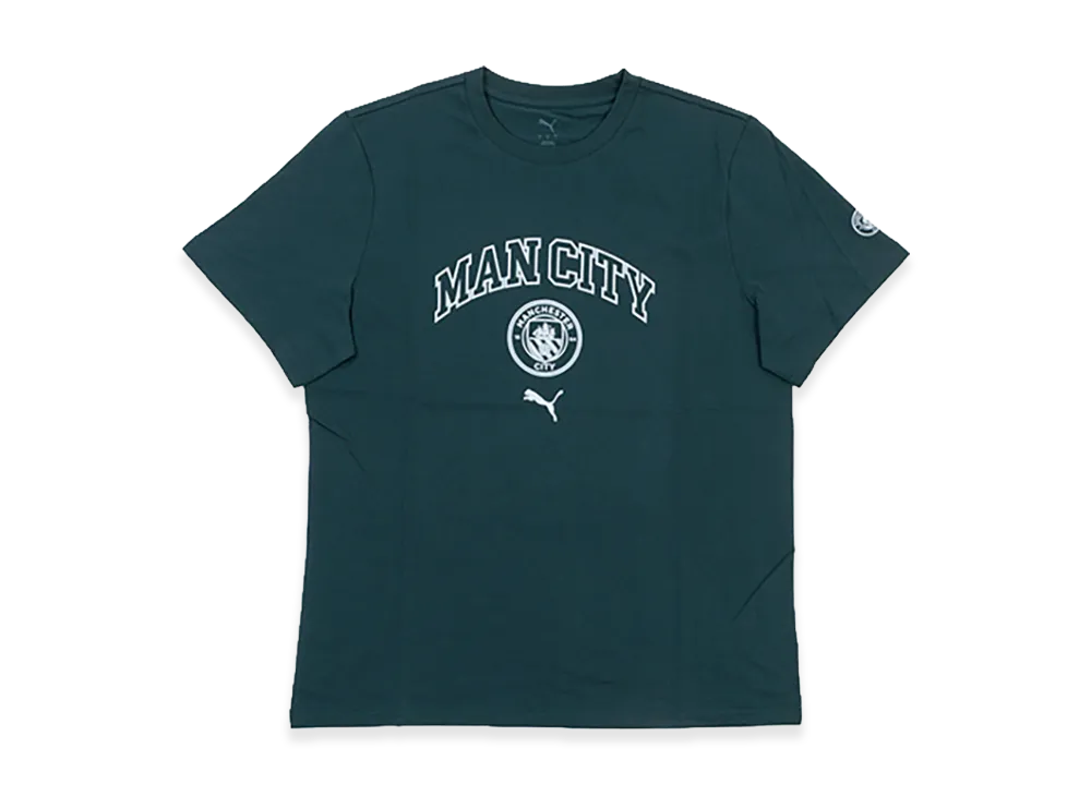 PUMA Manchester City Football Archive T-Shirt "Green Terrain"