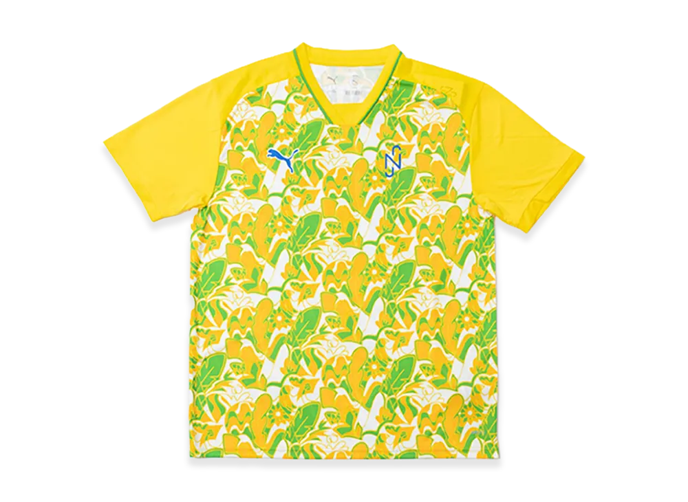 PUMA NJR Brazil Passion SS Shirt "Puma White/Pale Yellow"