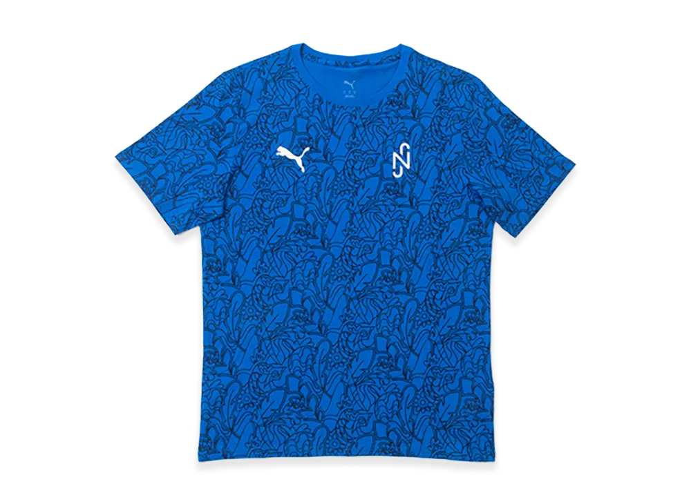 PUMA NJR Brazil Passion AOP SS Shirt "Puma Team Royal"