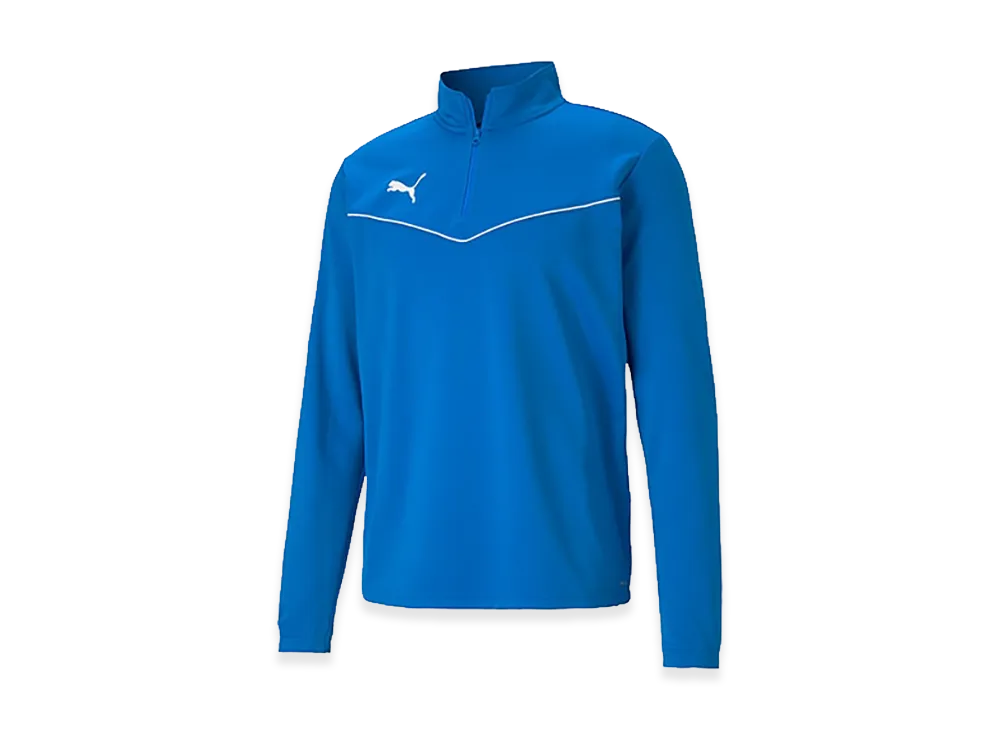 PUMA teamRISE 1/4 Zip Top "Electric Blue Lemonade"