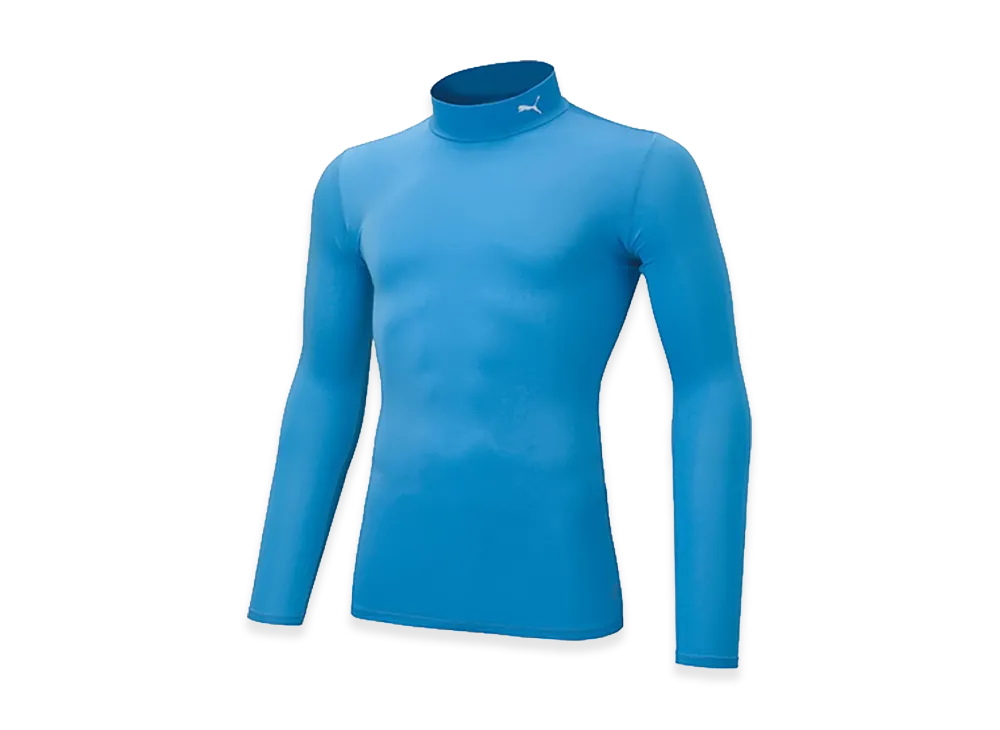 PUMA Compression Mock Neck Long Sleeve Shirt "Saxe"