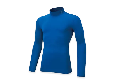PUMA Compression Mock Neck Long Sleeve Shirt "Team Royal"