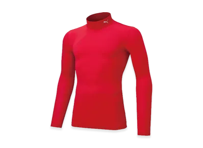 PUMA Compression Mock Neck Long Sleeve Shirt "Puma Red"