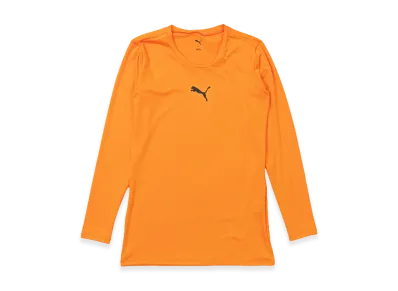 PUMA Compression Crew Neck Long Sleeve Shirt "Golden Poppy"