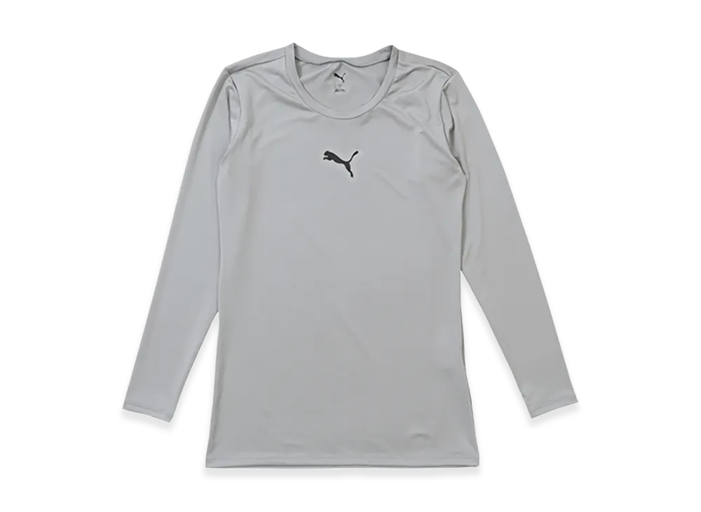 PUMA Compression Crew Neck Long Sleeve Shirt "Puma Silver"