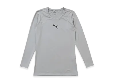 PUMA Compression Crew Neck Long Sleeve Shirt "Puma Silver"